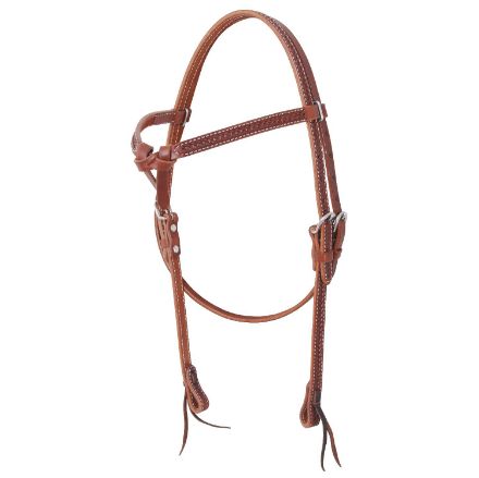POOL'S BROWBAND HEADSTALL 23752 WITH BASKET TOOLING