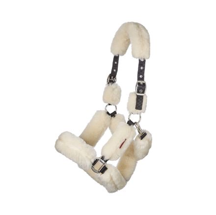 M+ FULLY LINED HEADCOLLAR NATURAL COB