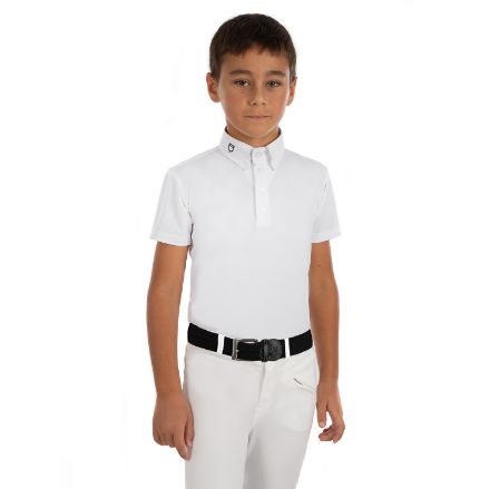 ARSEN MODEL BOY POLO SHIRT IN STRETCH MATERIAL