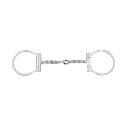 D-RING SNAFFLE SLOW TWISTED 8MM