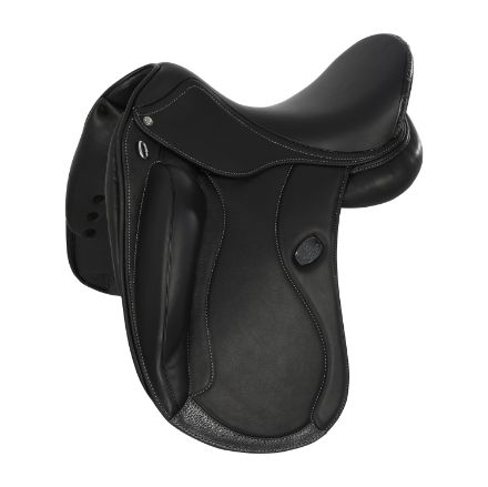 ACAVALLO MANTEGNA DRESSAGE TILTED CANTLE SADDLE LONG BLOCKS