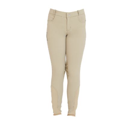 JUNIOR MODEL BREECHES IN TECHNICAL BIELASTIC AND BREATHABLE FABRIC WITH GRIP