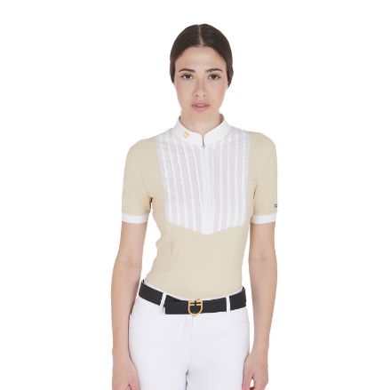 WOMAN POLO SHIRT WITH ZIP