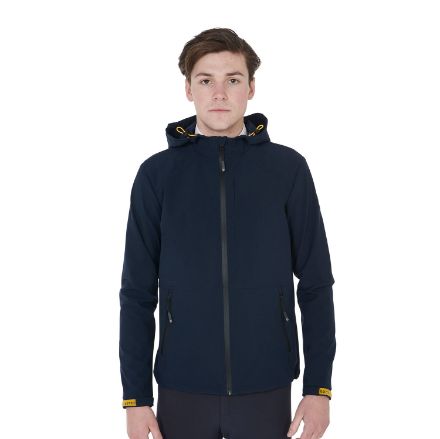 Men's jacket in breathable technical fabric