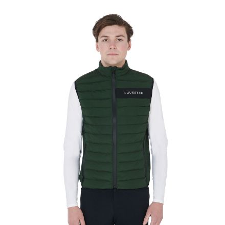Men's vest in windproof technical fabric
