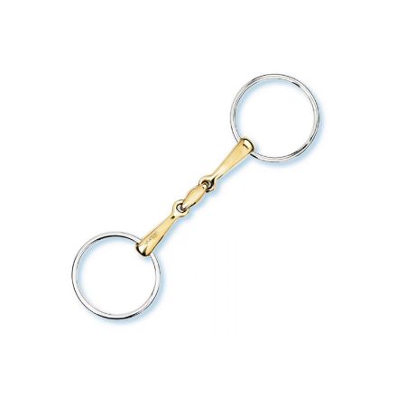 STUBBEN LOOSE RING SNAFFLE, THICKNESS 16MM, RING 70MM DOUBLE JOINT (1 PC)