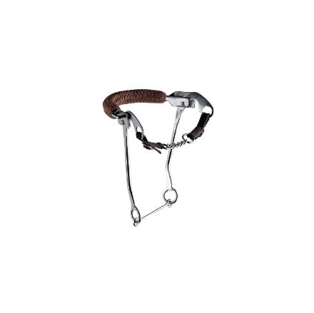 SS HACKAMORE BRAIDED LEATHER NOSEBAND
