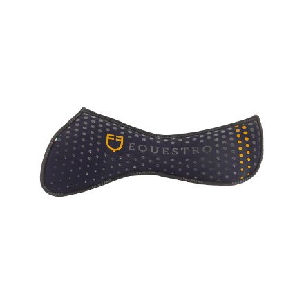 Memory foam pad with silicone grip and logo
