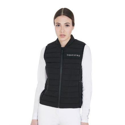 Women's vest in windproof technical fabric