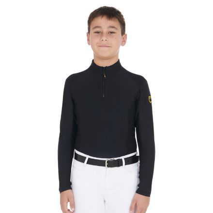 Boys' training base layer in technical fabric
