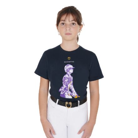 Kids' slim fit t-shirt with knight print