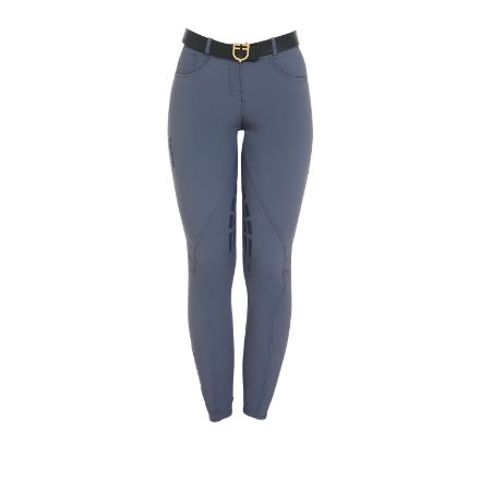 Women's knee grip breeches in technical fabric