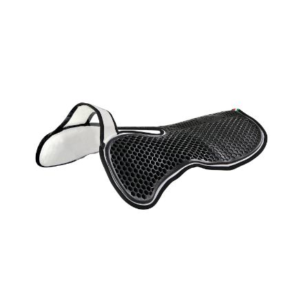 ACAVALLO WITHERS FREE HEXAGONAL GEL PAD IN MICROPILE WITH FRONT RISER