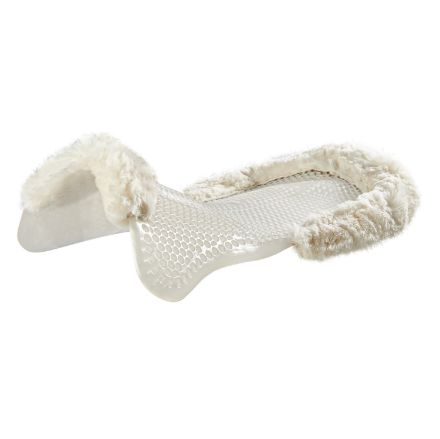 ACAVALLO GEL PAD CUT OUT SHEEPSKIN WITH FRONT RISER