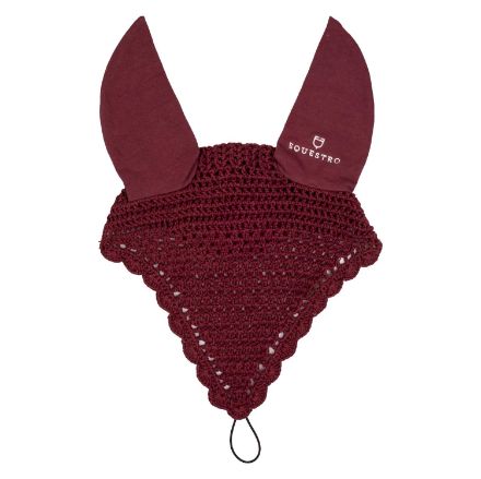 Cotton fly veil with noseband attachment